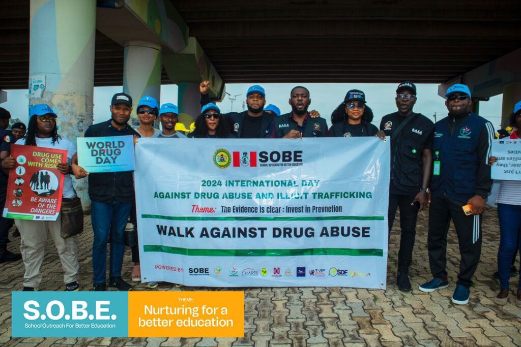 CSOs, NDLEA hold walk against drug abuse in Plateau, task youths on prevention