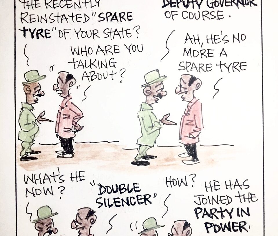 CARTOON OF THE DAY: Who is Deputy Governor of Edo State?