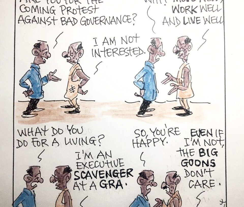 CARTOON OF THE DAY: Protest against bad governance