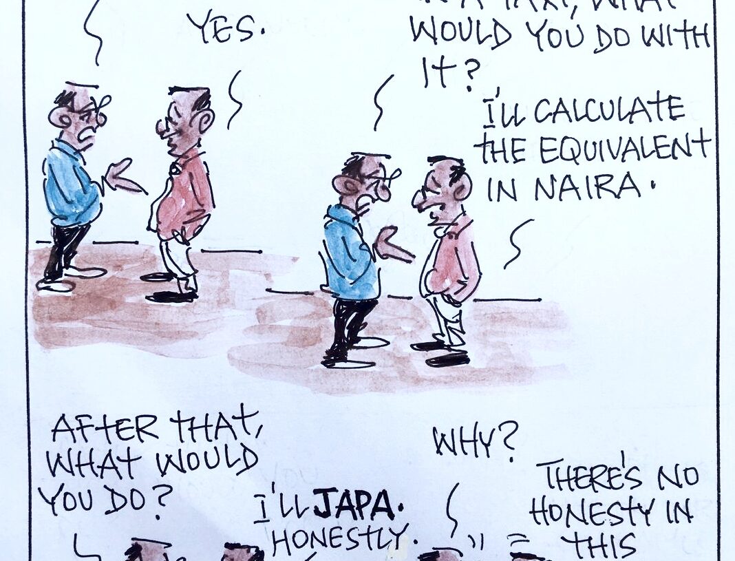 CARTOON OF THE DAY: What to do with 10,000 found in taxi