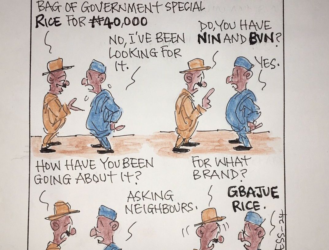 CARTOON OF THE DAY: Where is your 50kg 'Special Rice' ?