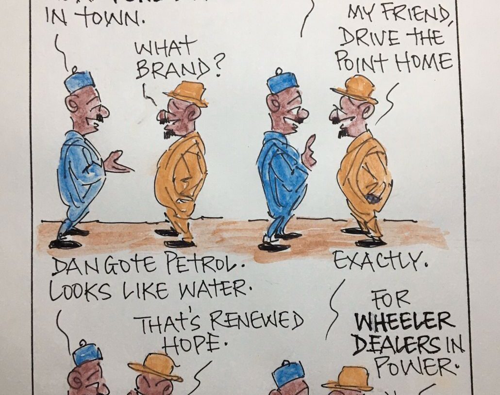 CARTOON OF THE DAY: What Dangote petrol means